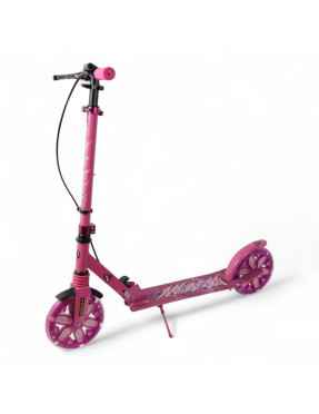 Самокат складной Pusher с LED-колесами Bavar Sport